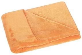 Bellatex Koc dziecięcy Korall micro łososiowy, 75 x 100 cm