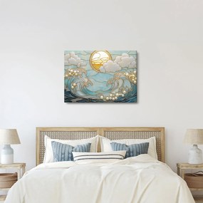 Obraz - 3D perły w oceanie (70x50 cm)