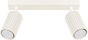 Lampa Sufitowa Minimalistyczny Karbon, Aluminium - 2 Źródło - L.30 X H.16.5 Cm - Beżowy