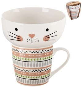 Porcelanowy zestaw kubka i miski 2 szt. 350 ml – Orion