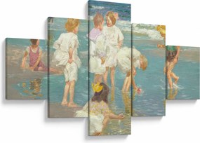 Obraz - Edward Henry Potthast, A Holiday, reprodukcje (125x70 cm)