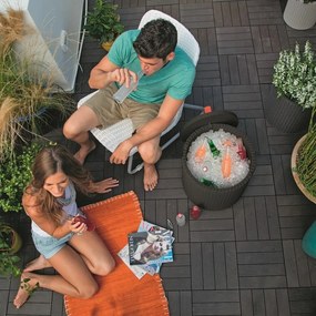 Keter stolik do przechowywania Cool Stool 39 l, brązowy