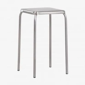 Niski Stołek 45 Cm, Sztaplowany, Ze Stali Nierdzewnej Narnial Stal Nierdzewna - Sklum