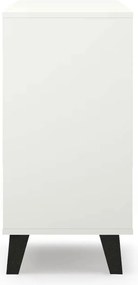 Komoda z szafką i szufladami do salonu biały + kaszmir P1-F59