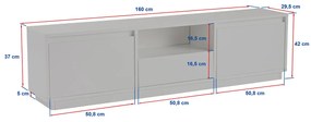Stolik pod telewizor Vanguard Fressia Marble