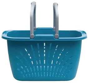 Plastikowy kosz VENTO z uchwytami,  40 x 40 x 23 cm