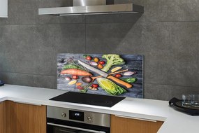 Panel nad Blat Kuchenny Przygotowanie Warzywnego Posiłku