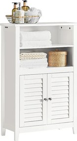 Szafka łazienkowa z półkami BZR13-W