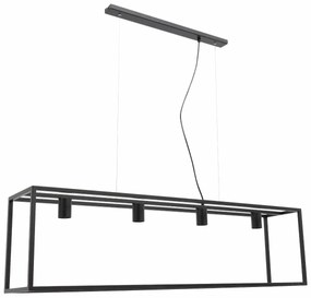 Lampa wisząca FURTIM czarna ELTAP