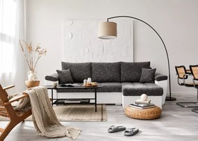 Nowoczesny narożnik Joris z funkcją spania i pojemnikiem – elegancki mebel do salonu
