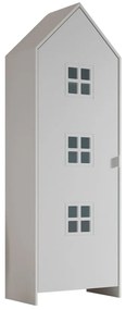 Biała szafa dziecięca 58x172x37 cm Casami Bruges – Vipack