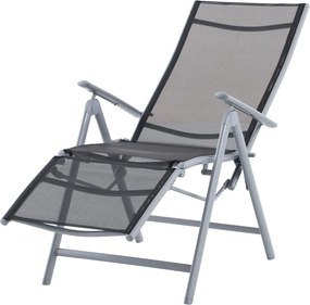 Czarne metalowe krzesło ogrodowe Ariola – Garden Pleasure