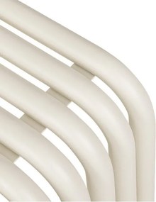 Beżowa metalowa ławka ogrodowa Nokk – noo.ma