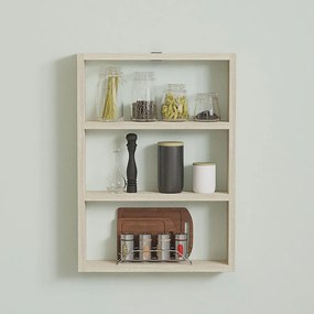 Półka ścienna – 43,2 cm x 60 cm x 9 cm – trawertyn – płyta MDF