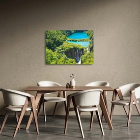 Obraz na szkle - Wodospady (70x50 cm)
