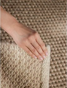 Beżowy wełniany dywan tkany ręcznie 140x200 cm Lyon Beans – Elle Decoration