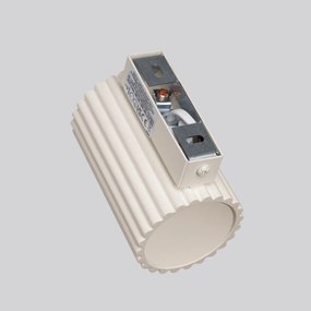 Kinkiet KARBON 10 beżowy ryflowany SOLLUX  LIGHTING