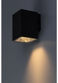 Rabalux 77156 zewnętrzna lampa ścienna LED Urfa, 9W, IP65, czarna, 11,5 cm