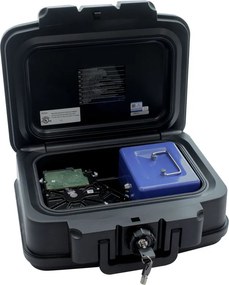 Ognioodporny box FIRE DATA 1, 165 x 382 x 324 mm, mechaniczny - na klucz