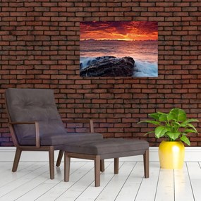 Obraz na szkle - morze (70x50 cm)