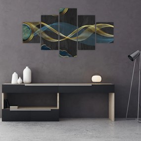 Obraz - Abstrakcja (125x70 cm)
