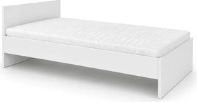 MOBI LOZ-120 Łóżko Jednoosobowe 120x200 cm – Kolor Biały / Dąb Sonoma – Nowoczesny Styl Młodzieżowy
