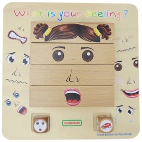 Masterkidz nauka emocji gra drewniana montessori