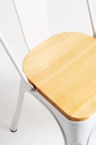 Zestaw 4 Krzese Torix Naturalne Drewno