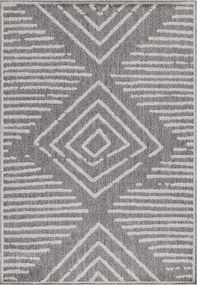 Dywan płaskotkany Aruba Romby szary 240 cm x 340 cm