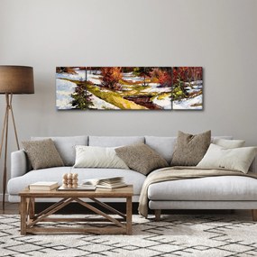 Obraz - Nadejście wiosny (170x50 cm)