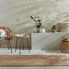 Chodnik odpowiedni na zewnątrz w naturalnym kolorze 80x230 cm Nora Diamond – Flair Rugs