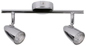 Lampa sufitowa LED w kolorze srebra z metalowym kloszem 30x8 cm Liberty – Candellux Lighting