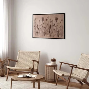 Plakat Polne kwiaty 60x40 cm z ramą czarną bez marginesu ARTGEIST B