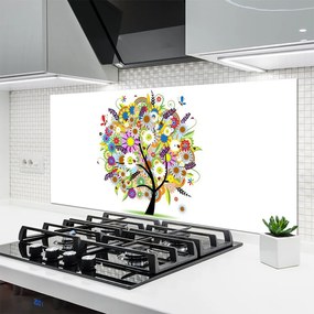 Panel Szklany do Kuchni Metafizyczne Drzewo Życia