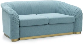 Sofa dwuosobowa MELVA 2 niebieska SIGNAL