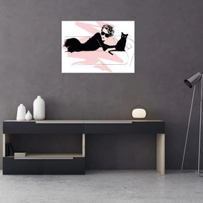 Obraz - Modna dama (70x50 cm)