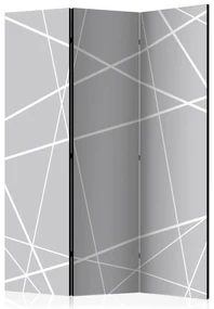 Parawan dwustronny Tła i desenie 135x172 cm 3-częściowy czarny ARTGEIST B