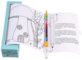 Podróżny zestaw kolorowanek i rebusów dla dzieci Rex London Forest