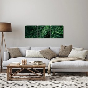 Obraz - Szczegół arkusza (z zegarem) (90x30 cm)