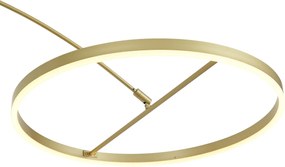 Luk Design booglamp goud incl. LED 3-staps dimbaar - AnelloDesignerski Oswietlenie wewnetrzne