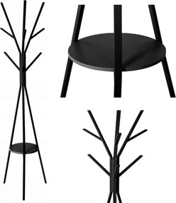 Metalowy wieszak na ubrania Inari, stojący