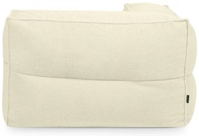 Brązowy worek do siedzenia z materiału bouclé Mass Corner 125 Left – SLOWDOWN