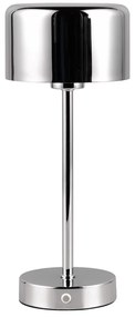 Lampa stołowa LED w kolorze srebra z połyskiem ze ściemniaczem (wys. 30 cm) Jeff – Trio