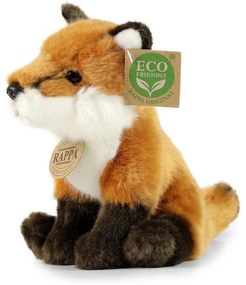 Rappa Pluszowa lisica siedząca, 18 cm ECO-FRIENDLY