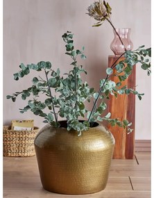 Metalowy okrągły stolik w kolorze złota ø 50 cm Avola – Bloomingville