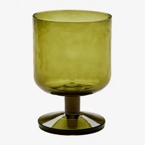 Pack 4 Kieliszków Do Wina 38 Cl Ze Szkła Leomie Intensywny Verde Olive - Sklum