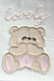 Podarunkowy zestaw ręczników dla dzieci LOVELY, 2 szt Różowy