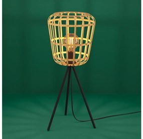 Eglo 390154 - Lampa stołowa MONTEZUELO 1xE27/40W/230V bambus