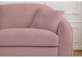 Jasnoróżowa rozkładana sofa 235 cm Cezanne – Bobochic Paris