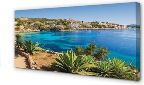 Zdjęcie na płótnie Hiszpańskie Wybrzeże w Pełnym Słońcu